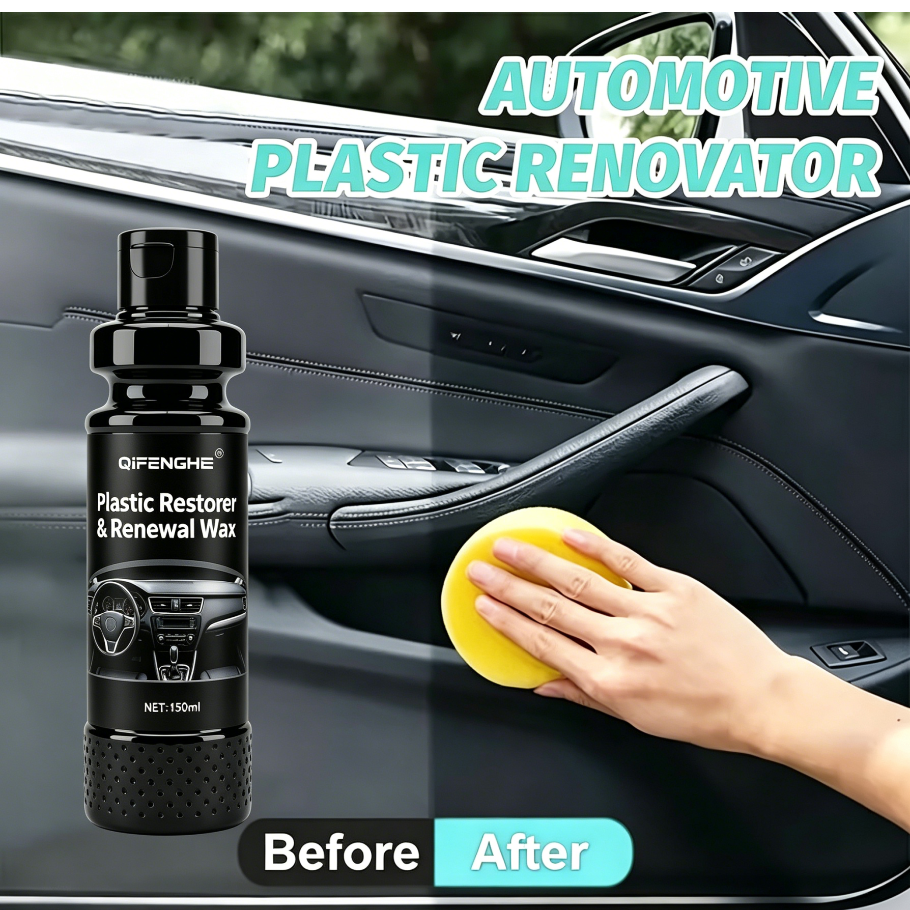 Trim Restorer Plastic - Plastic Restorer Renewal Wax, Long-Lasting Anti-Aging