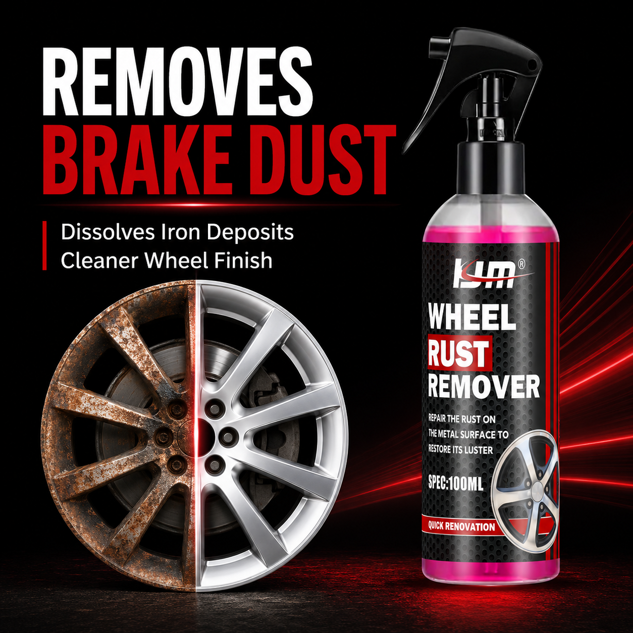 Wheel Cleaner Alloy - KJM Wheel Cleaner For Car Rims