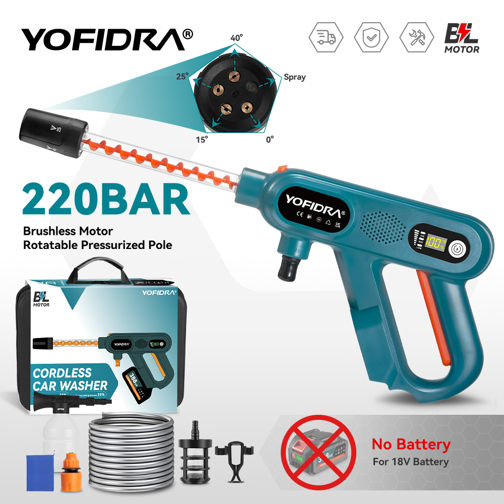 YOFIDRA 3500W Brushless High P - Car Shampoo Ph recensie en prijs