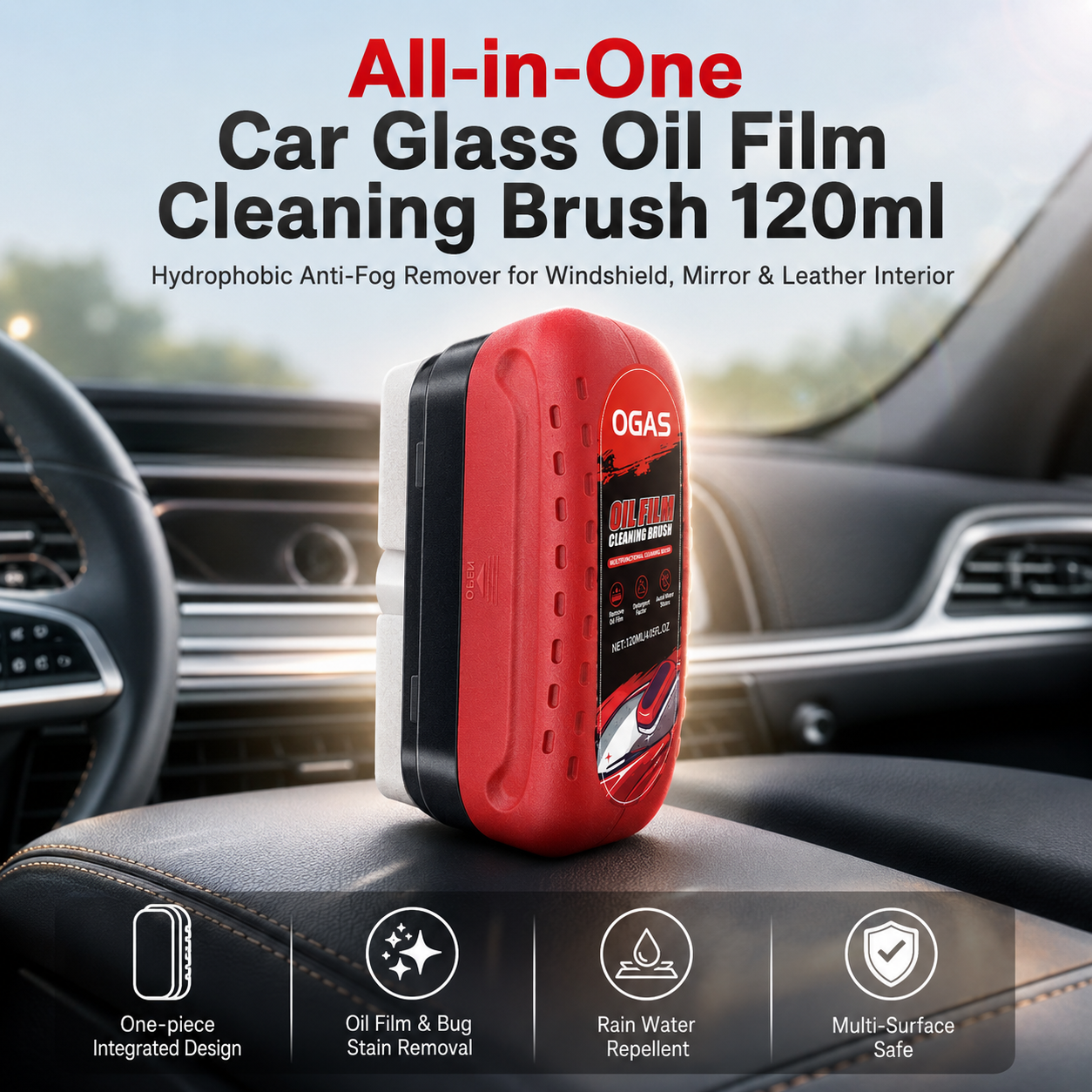 Car Glass Oil Film Cleaning Br - Leather Cleaner Interior recensie en prijs