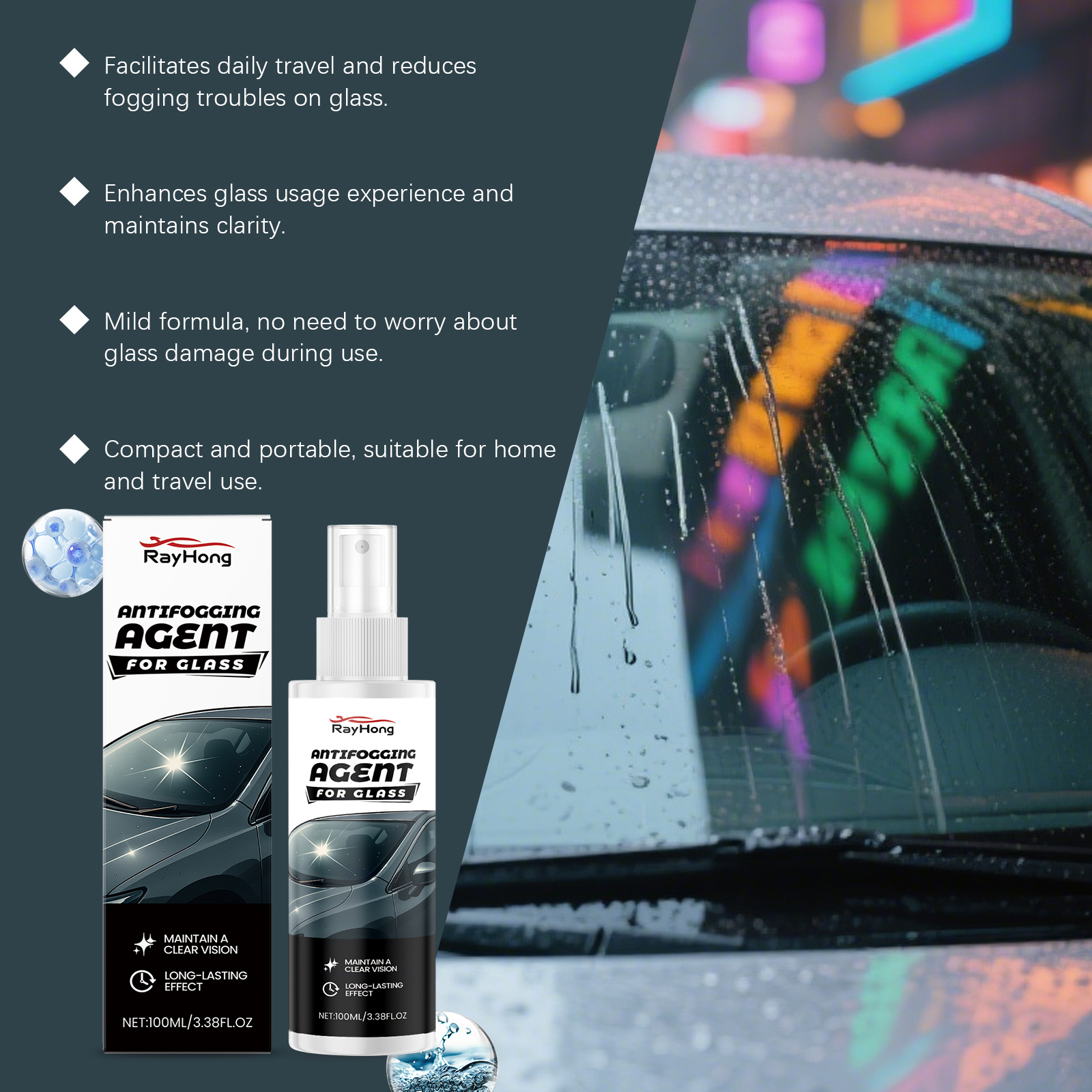 Cars Glass Anti-Rain Spray Aut - Car Shampoo Ph recensie en prijs