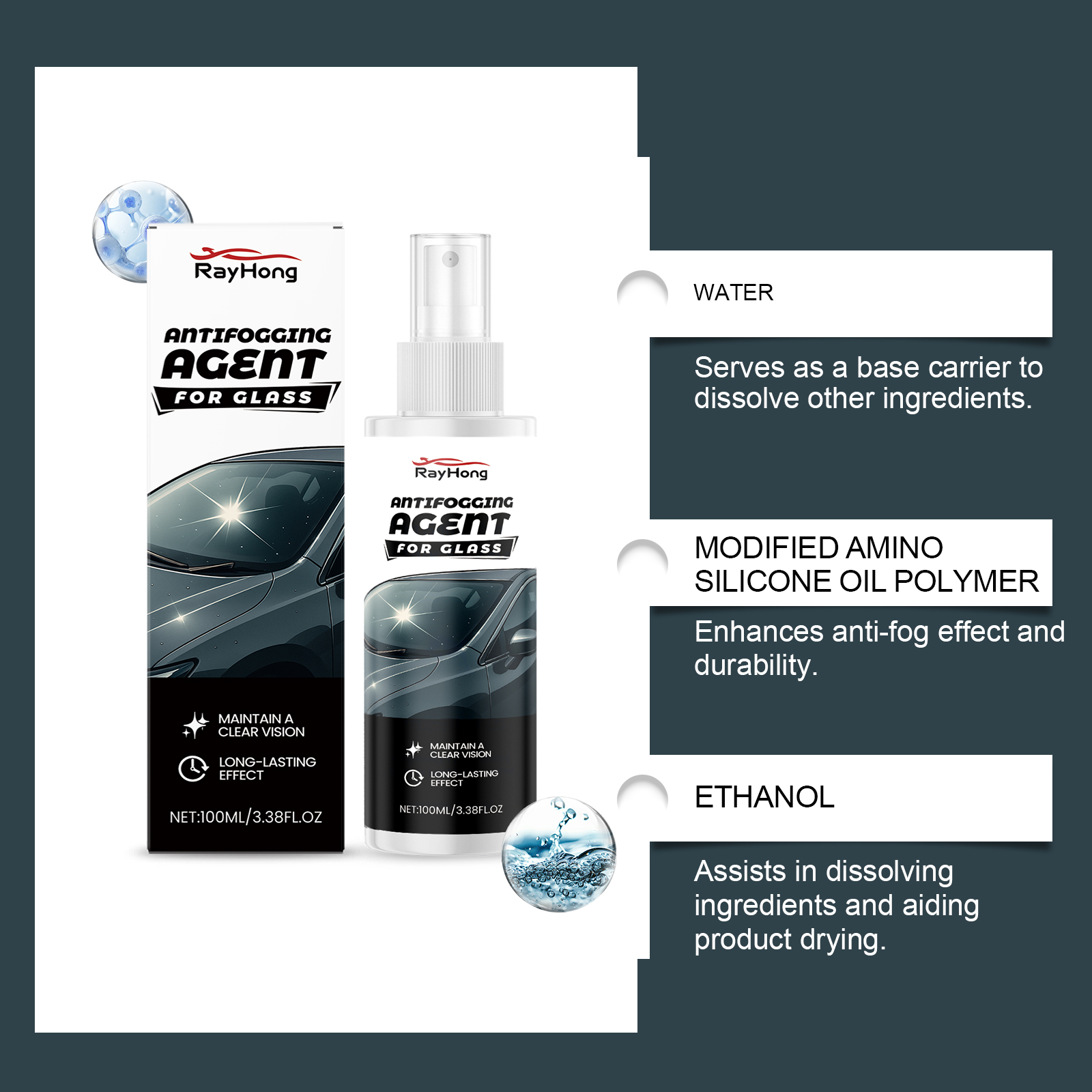 Cars Glass Anti-Rain Spray Aut - Car Shampoo Ph recensie en prijs