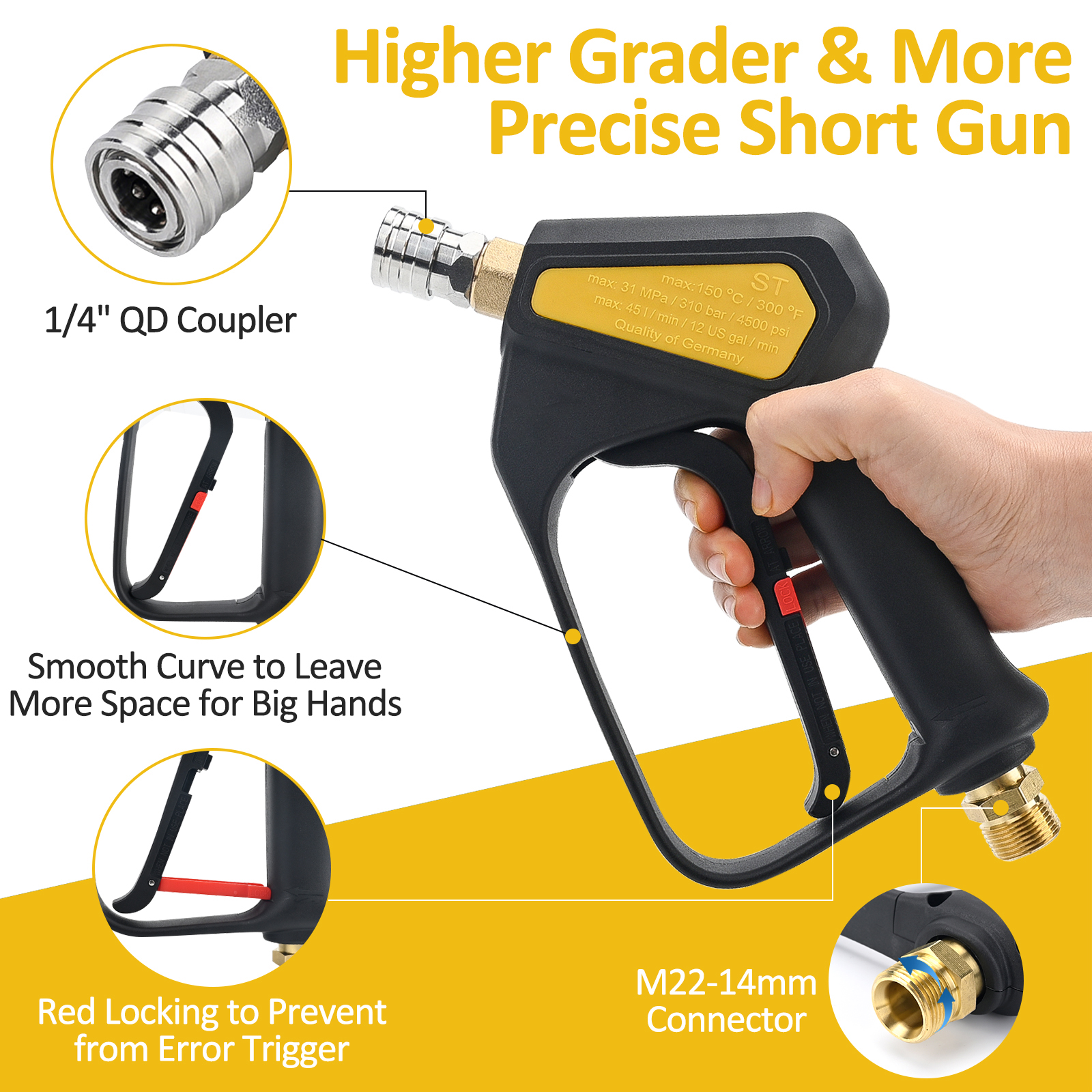 Pressure Washer Spray Gun R+M  - Pressure Washer Foam Gun recensie en prijs