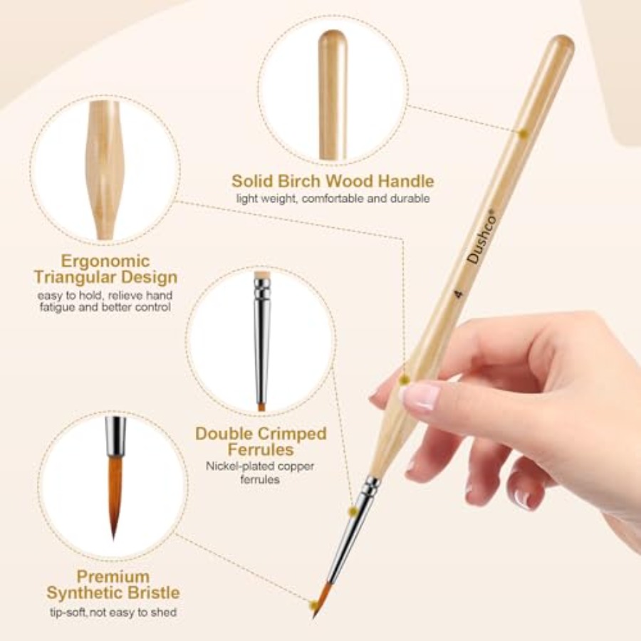 10 pcs Miniature Detail Paint  - Detailing Brush Set recensie en prijs