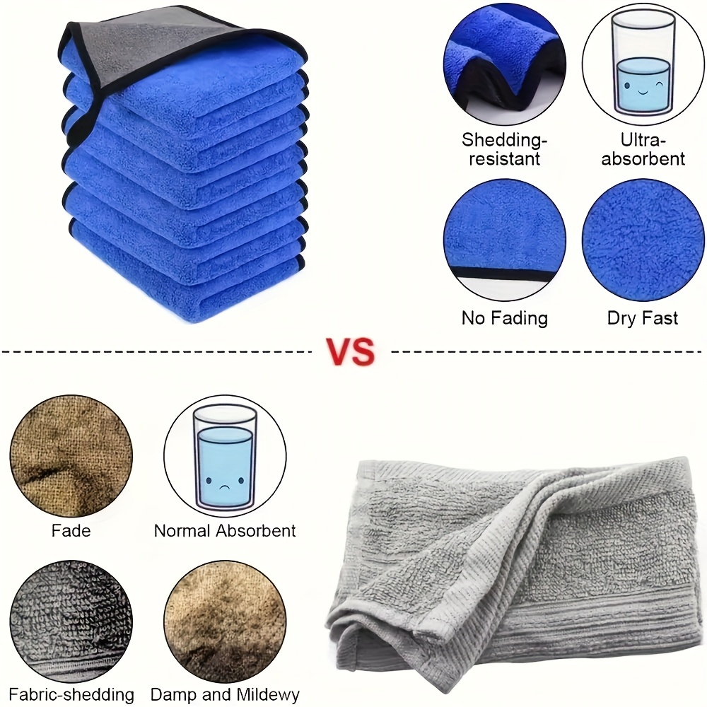 1-10pcs Microfiber Car Cleanin - Microfiber Towel Detailing recensie en prijs