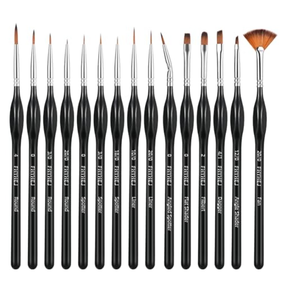 Detail Paint Brushes Set, 15PC - Detailing Brush Set recensie en prijs