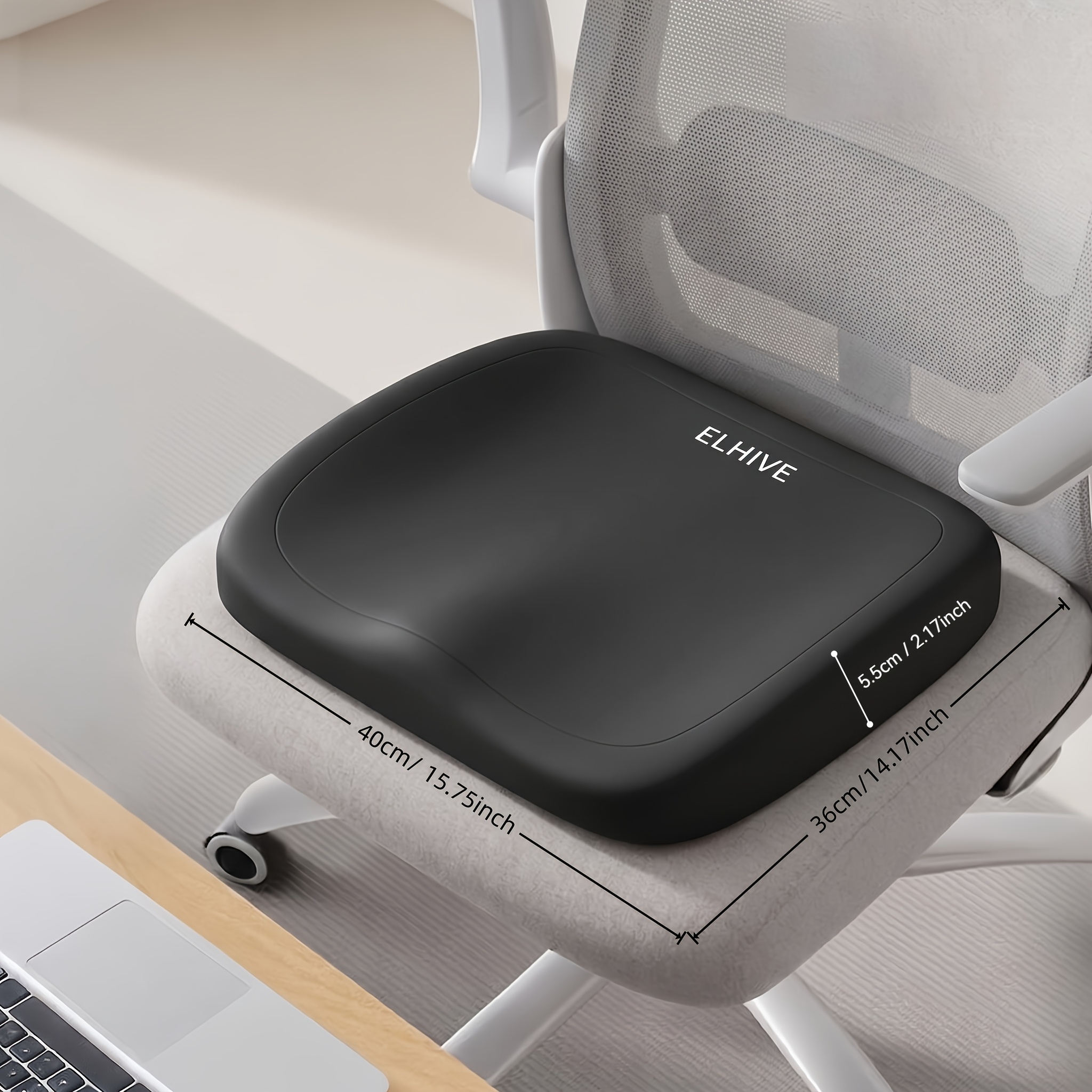 1Pc Ergonomic Memory Foam Seat - Seat Cleaner Fabric recensie en prijs