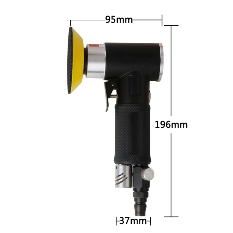 Air Sander Mini Pneumatic Grin - Polish Pad Set Buffer recensie en prijs