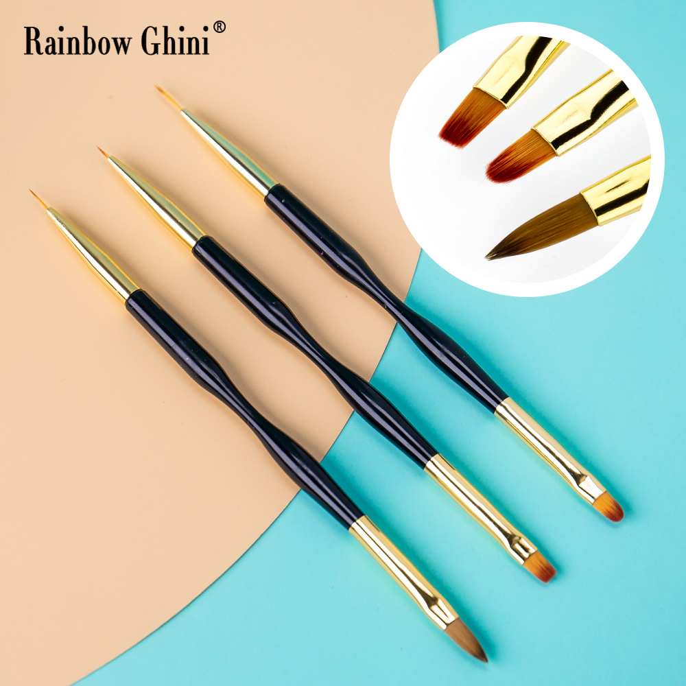 Rainbow Ghini 3Pcs/Set Dual He - Detailing Brush Set recensie en prijs