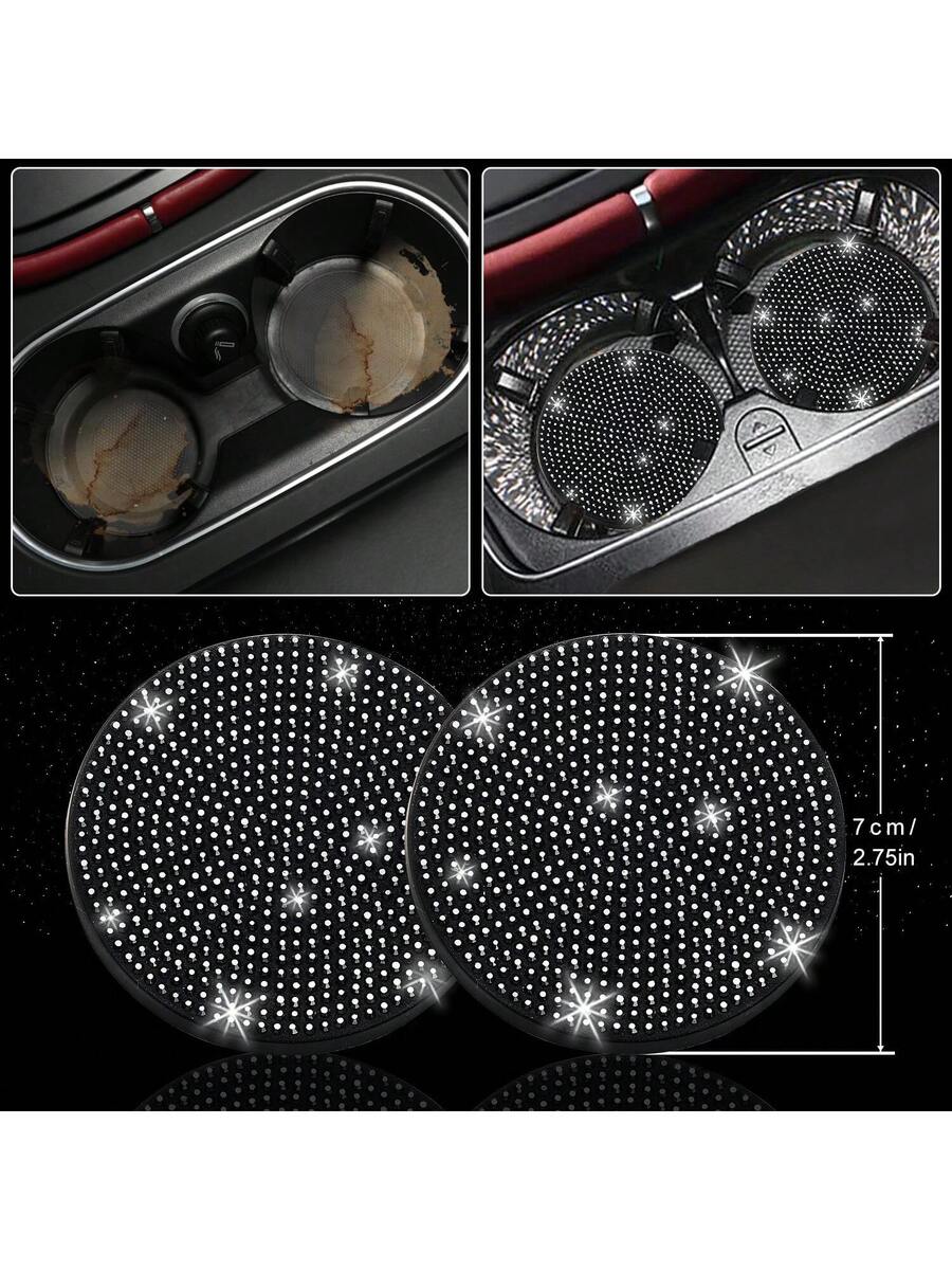 Bling Car Floor Mats Set With  - Dirt Brush Interior recensie en prijs