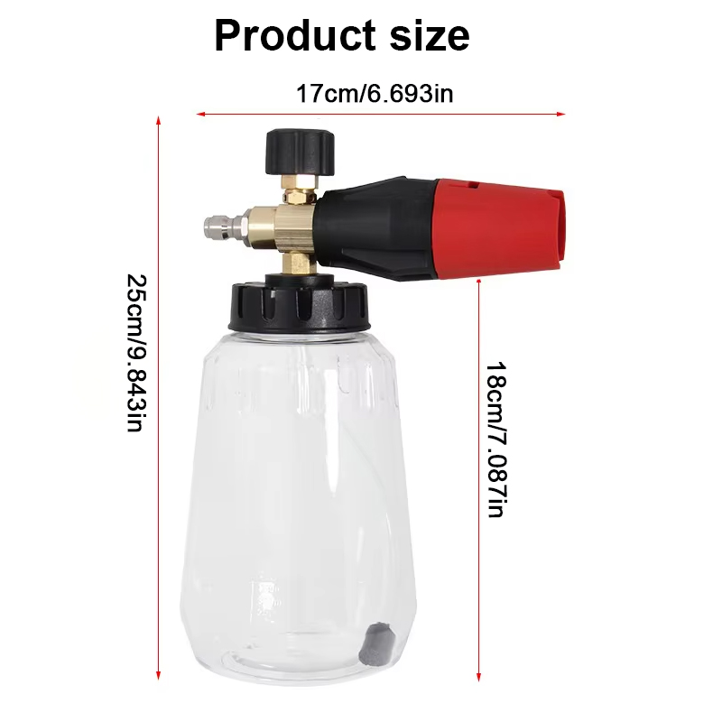 High Pressure PA Foam Cannon   - Foam Cannon Car Wash recensie en prijs