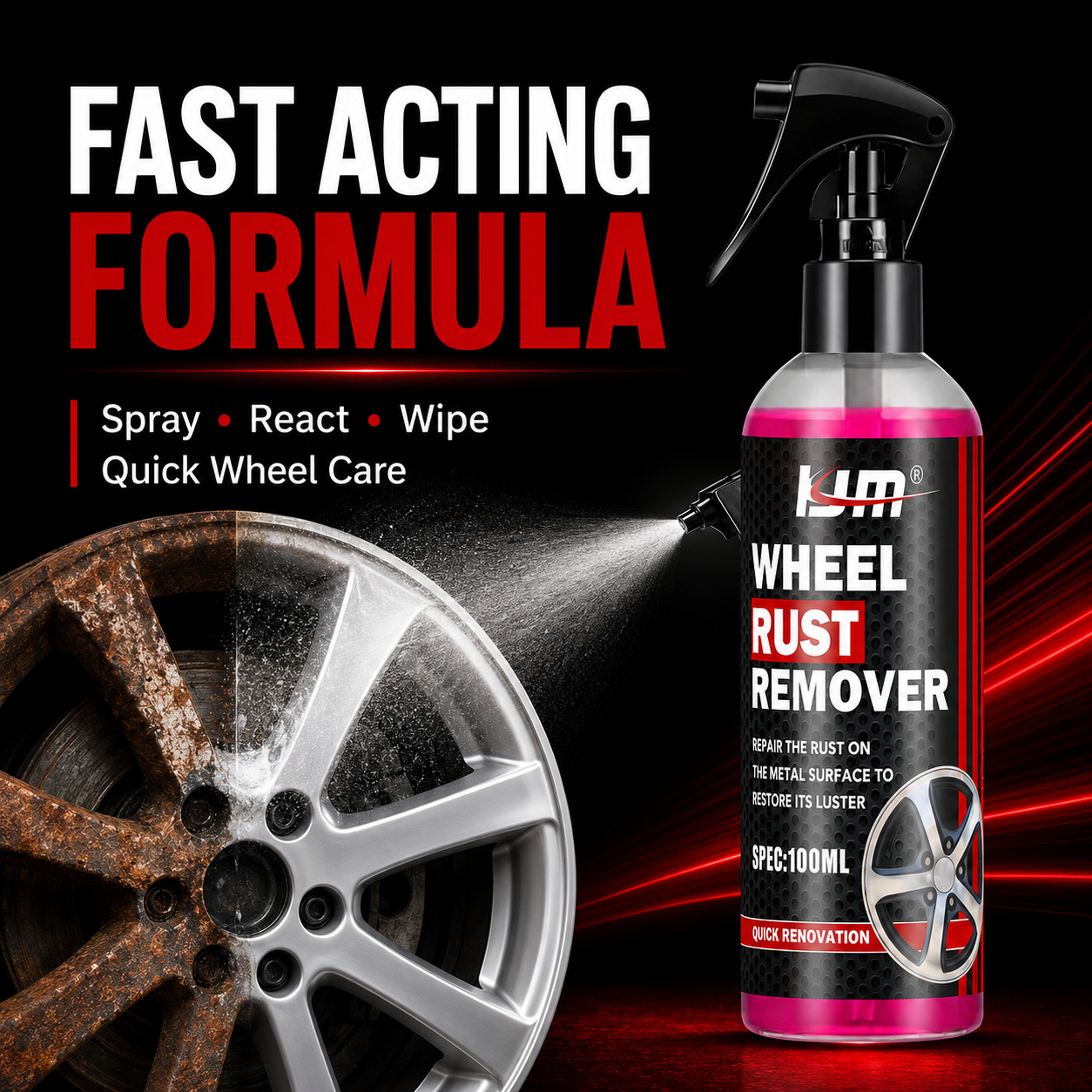 KJM Wheel Cleaner For Car Rims - Wheel Cleaner Alloy recensie en prijs