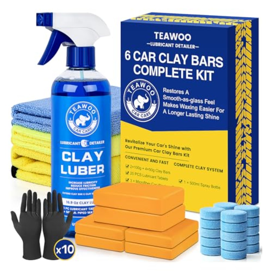 Clay Bars Kit, 6 Clay Bars and - Clay Bar Lubricant recensie en prijs