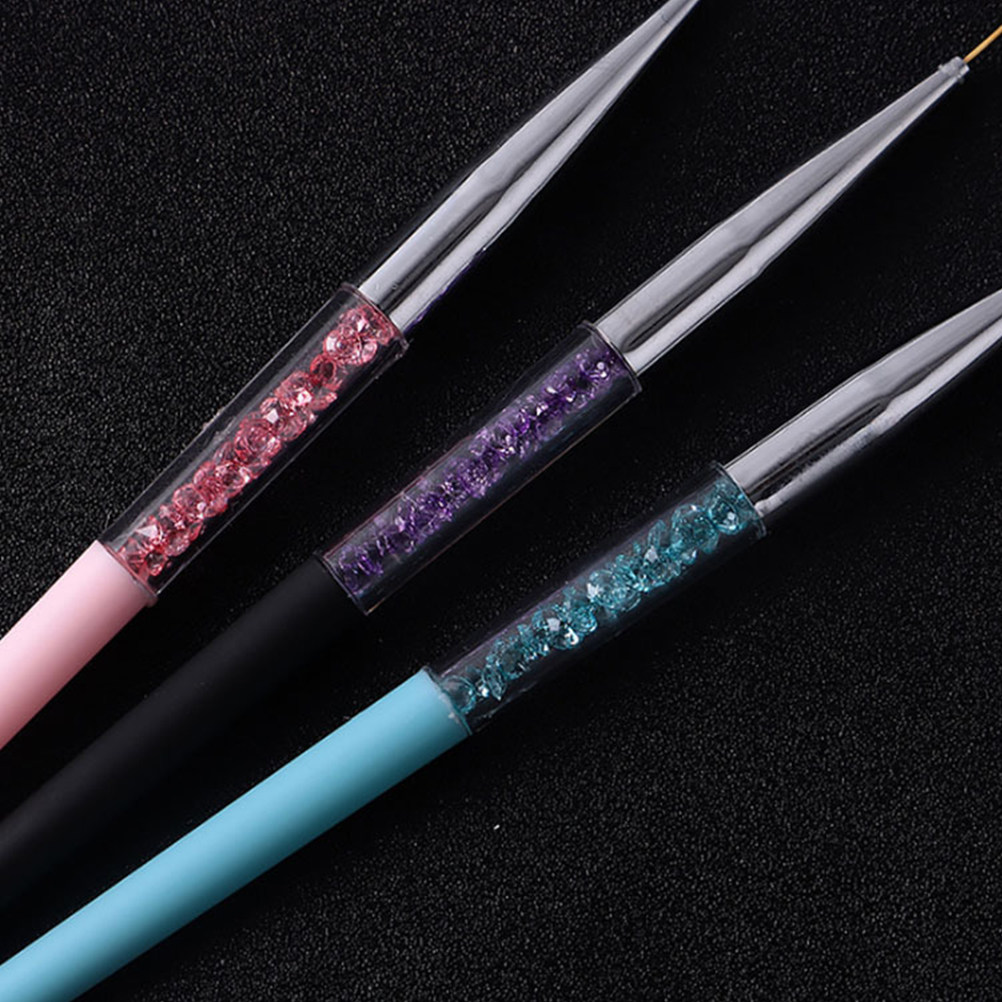 3Pcs Nail Art Pen Set Fine Tip - Detailing Brush Set recensie en prijs