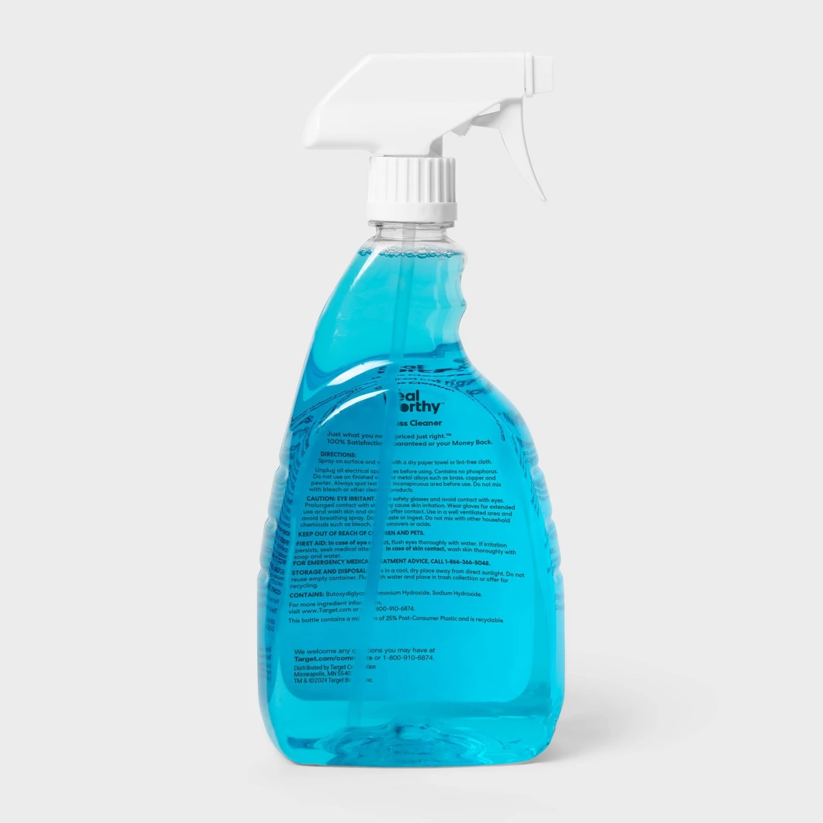 Glass Cleaner Spray Unscented  - Glass Cleaner Streak recensie en prijs