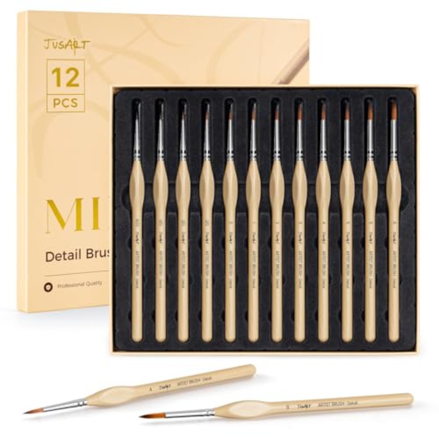Detail Paint Brushes Set, 12 P - Detailing Brush Set recensie en prijs