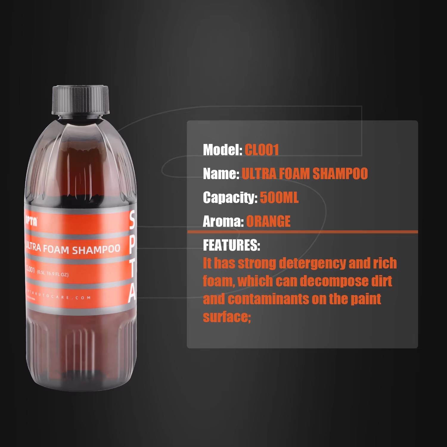 SPTA Ultra Foam Shampoo (17 fl - Car Shampoo Ph recensie en prijs