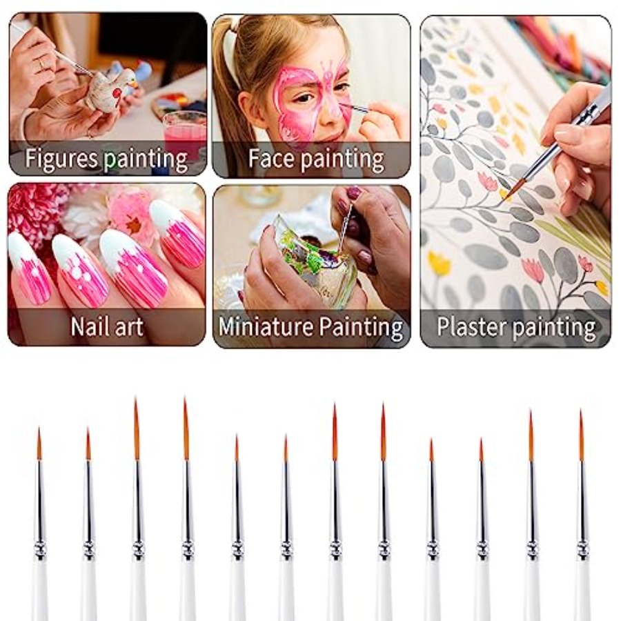 12Pcs Fine Paint Brushes, Deta - Detailing Brush Set recensie en prijs