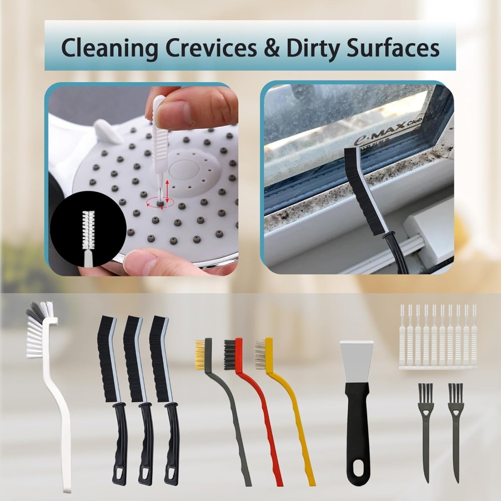 20-Piece Crevice Cleaning Brus - Car Cleaning Brush recensie en prijs