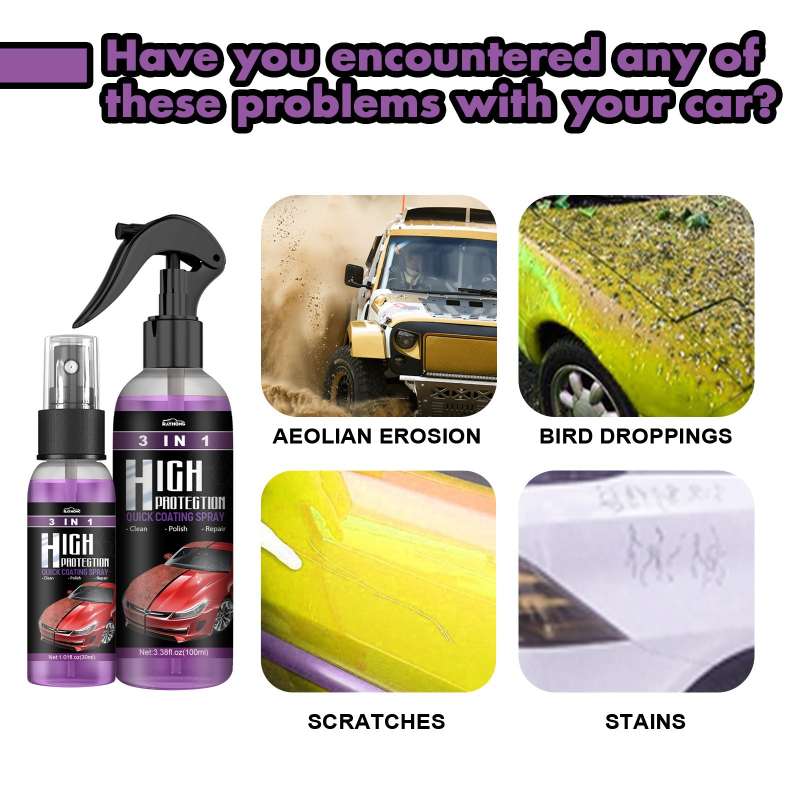 3 IN 1 Car Ceramic Coating Spr - Car Wax Ceramic Coating recensie en prijs