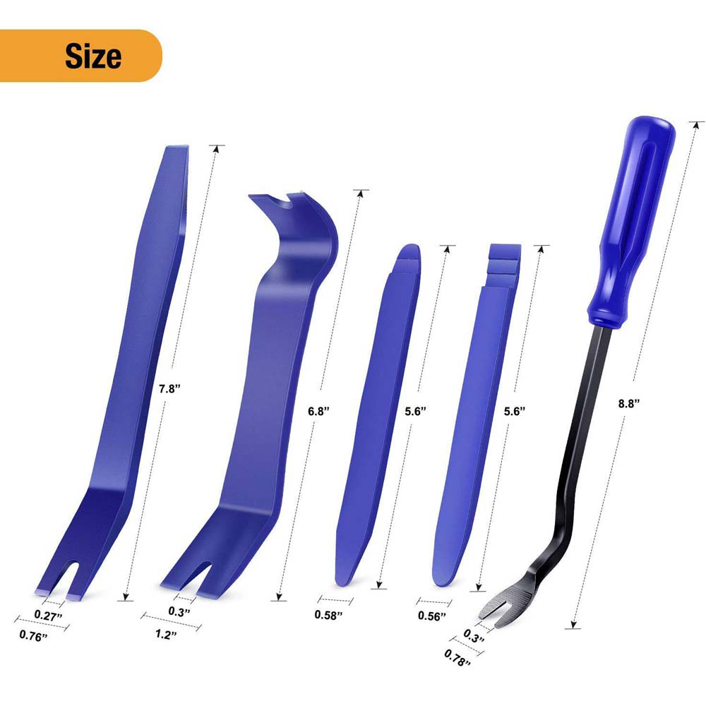 5/6PCS Auto Trim Removal Tool  - Trim Restorer Plastic recensie en prijs