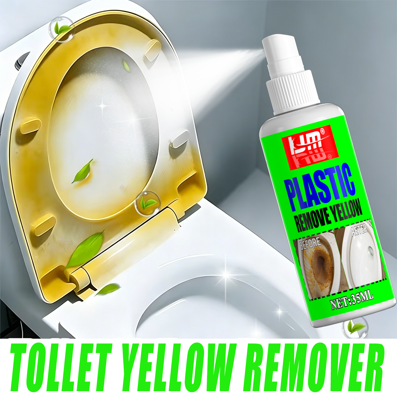 KJM 35ml Toilet Seat Yellow Re - Seat Cleaner Fabric recensie en prijs